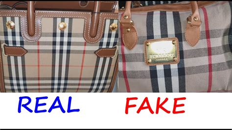 how to tell a real burberry purse from a fake|genuine burberry handbags.